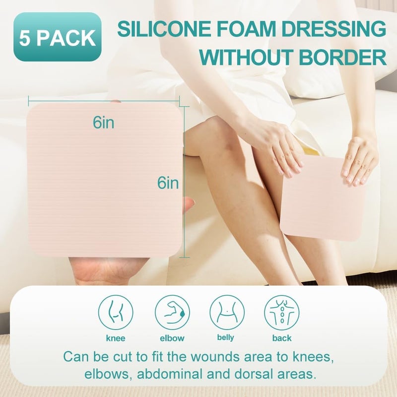 Dimora Upgrade Silver Calcium Alginate Wound DressingDimora Silicone Foam Dressing Without Border - Image 5