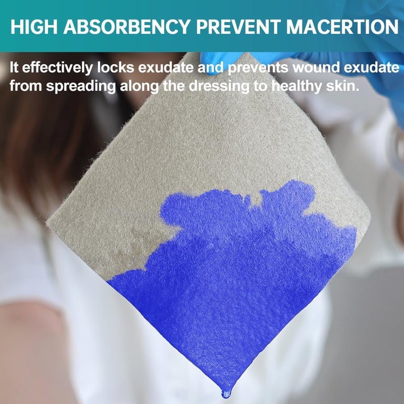 Dimora Upgrade Silver Calcium Alginate Wound DressingDimora Silicone Foam Dressing Without Border - Image 3