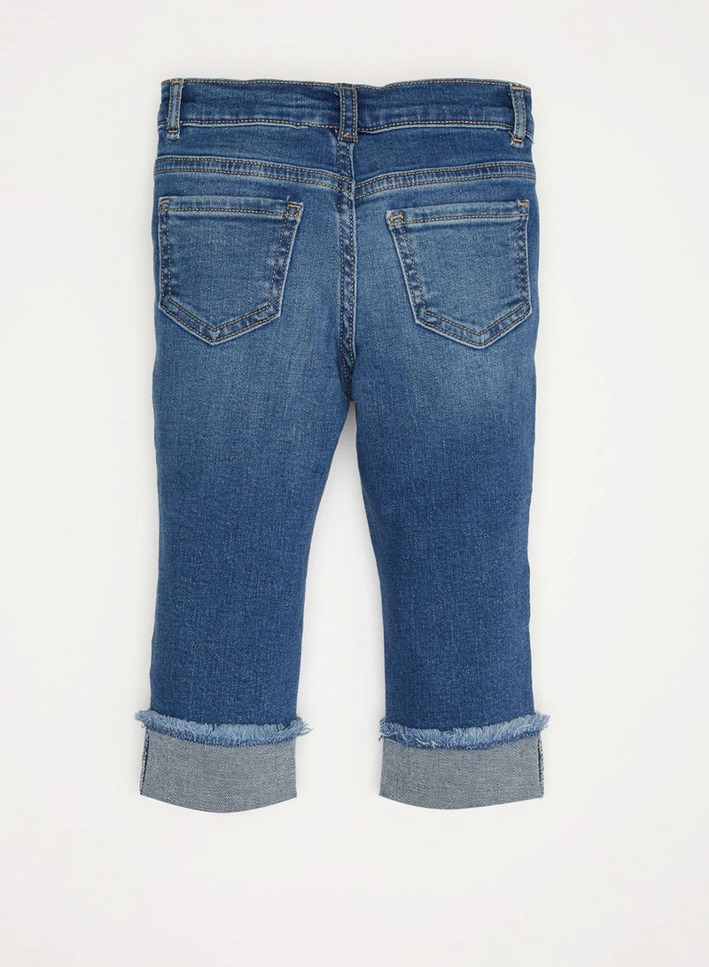 DeFacto Straight Fit Double Pocket Jean Pants  - Image 2