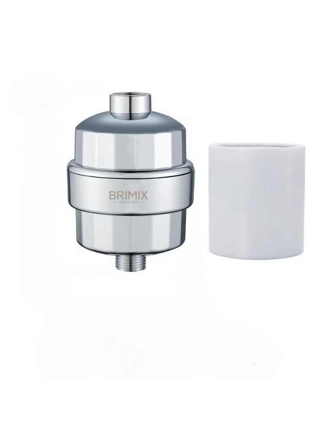 ﺻ ﻮ ﺭ ﺓ ﺍ ﻟ ﻌ ﻼ ﻣ  BRIMIX SHOWER FILTER | HIGH QUALITY CHROME - Image 1