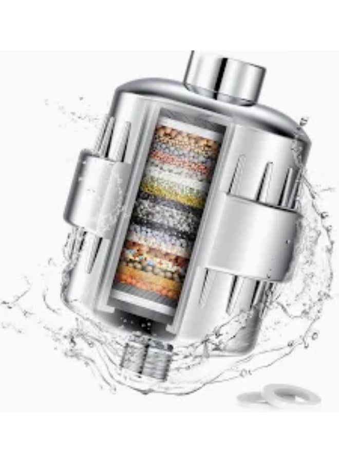 ﺻ ﻮ ﺭ ﺓ ﺍ ﻟ ﻌ ﻼ ﻣ  BRIMIX SHOWER FILTER | HIGH QUALITY CHROME - Image 2