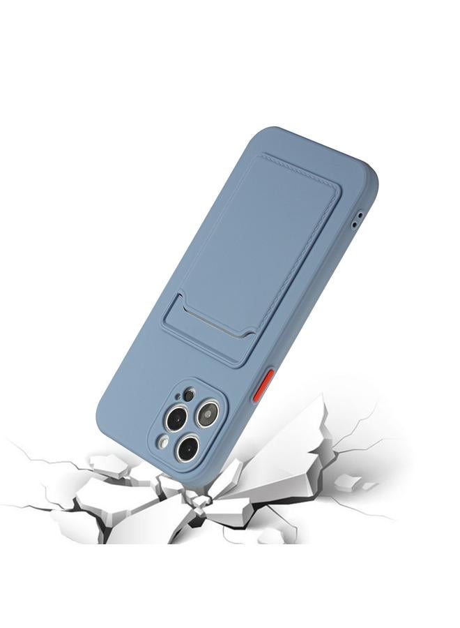 اس-توب جراب لهاتف iPhone 12 Pro Max بتصميم فتحة بطاقة، جراب واقٍ مقاوم للصدمات مصنوع من مادة TPU - Image 4