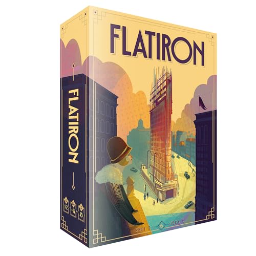 Flatiron Board Game Build The Iconic New York Skyscraper Architectural Strategy Game Fun Family Game for Kids Adults Ages 12 12 Players 45 Minute Playtime Made by Ludonova