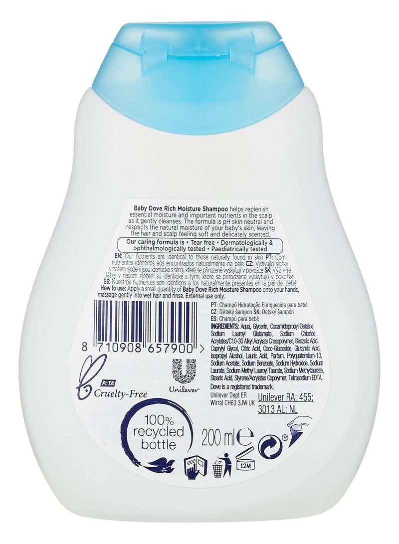 Baby Dove shampoo rich moisture 200 ml - Image 2