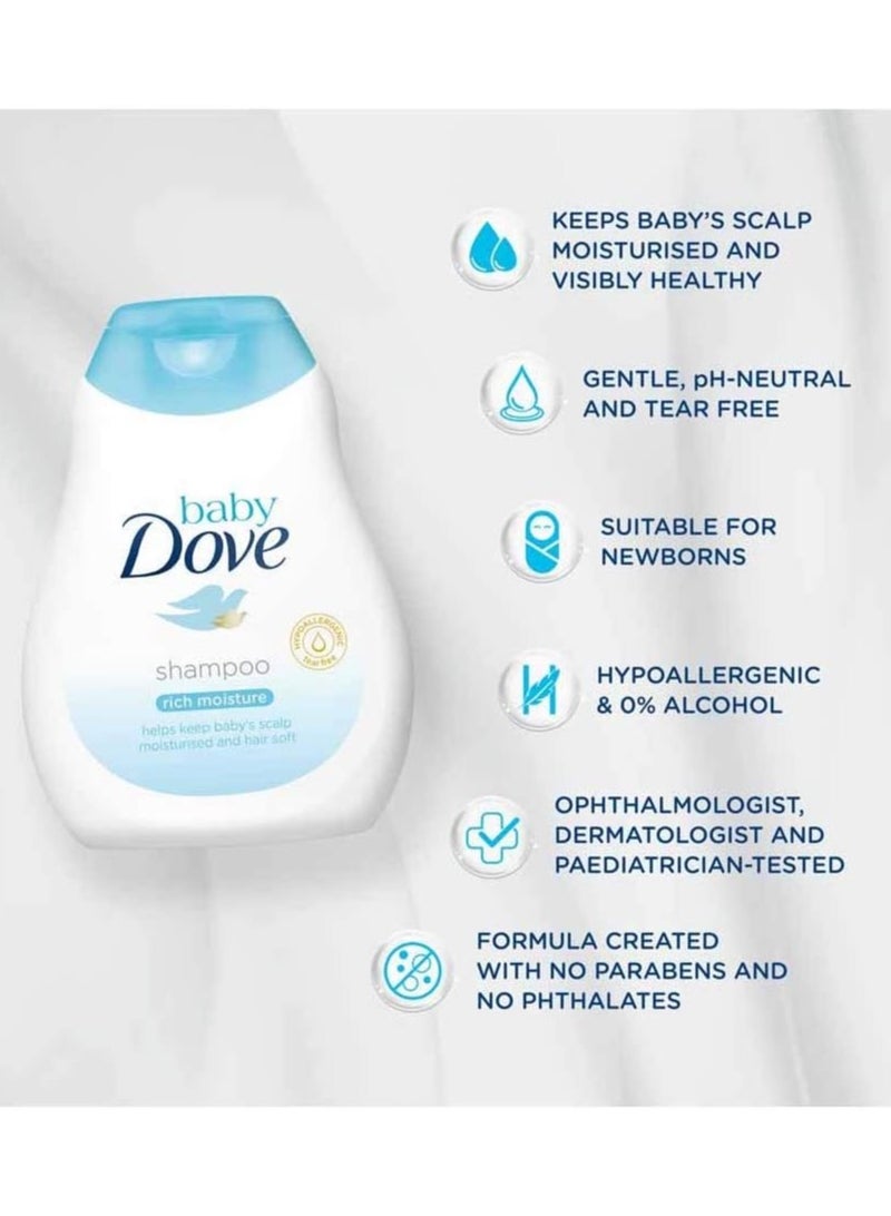 Baby Dove shampoo rich moisture 200 ml - Image 3