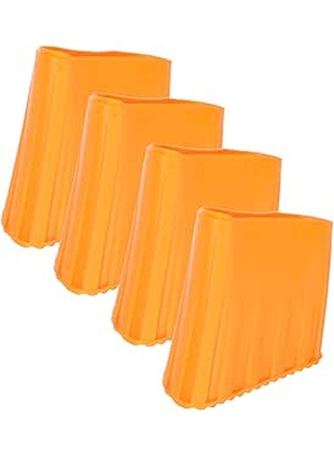 4Pcs Non Slip Ladder Foot Covers Replacement Feet Mats For Stability Safety Floor Protection - Image 1
