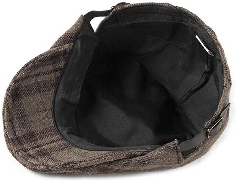 Qunson 2 Pack Men's Cotton Flat Cap Ivy Gatsby Newsboy Hat - Image 3