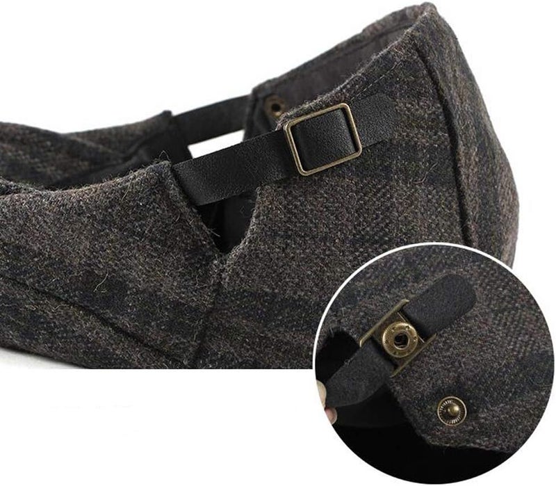 Qunson 2 Pack Men's Cotton Flat Cap Ivy Gatsby Newsboy Hat - Image 5