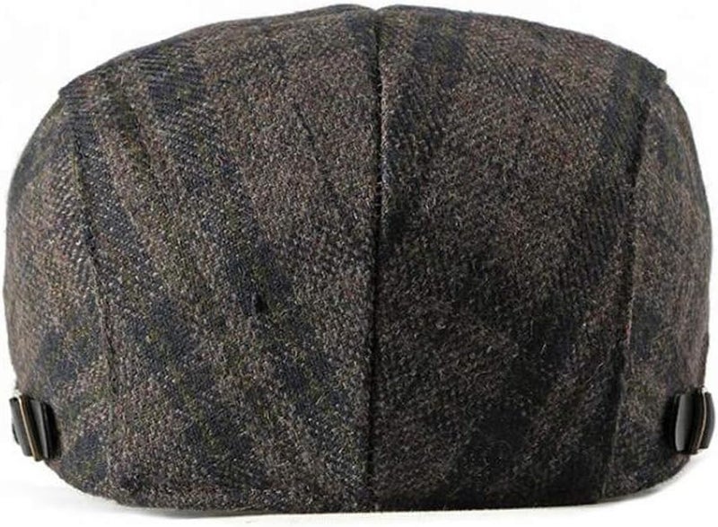 Qunson 2 Pack Men's Cotton Flat Cap Ivy Gatsby Newsboy Hat - Image 4