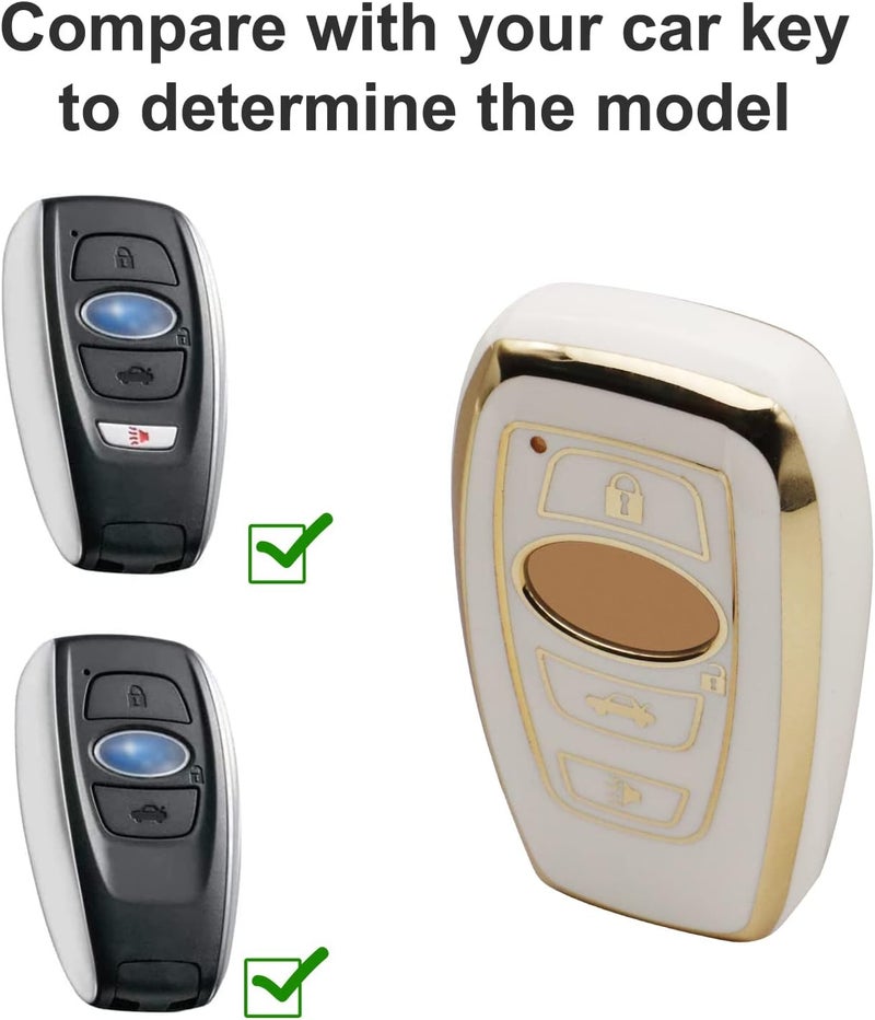 Elegananccy Subaru Key Fob Cover - White - Image 2