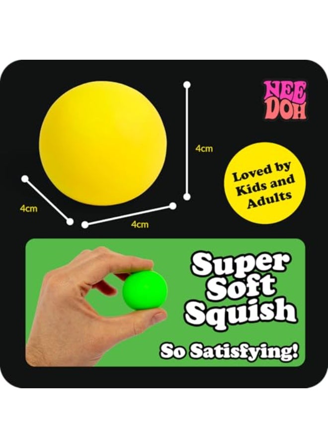Schylling NeeDoh Rainboh Teenie - Sensory Squeeze Toy - Contains 6 Mini Groovy Globs - 1.5" Wide - Multicolored - Image 3