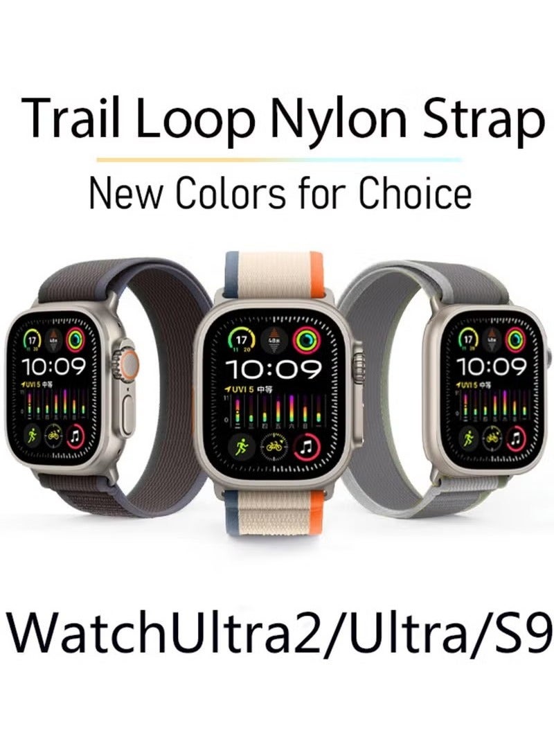 (Pack of 3) Trail Loop Watch Band Strap for Apple Watch Ultra 1/2 49mm 46mm 45mm 44mm 42mm Breathable Nylon Compatible with iWatch Series 10 9 8 7 6 5 4 3 2 1 SE - Image 5