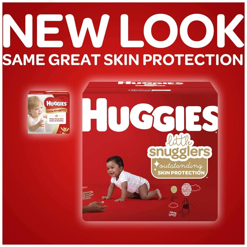Huggies Little Snugglers Baby Diapers, Size 3 (16-28 lb.), 26 Ct, Jumbo Pack (Packaging May Vary) - Image 2