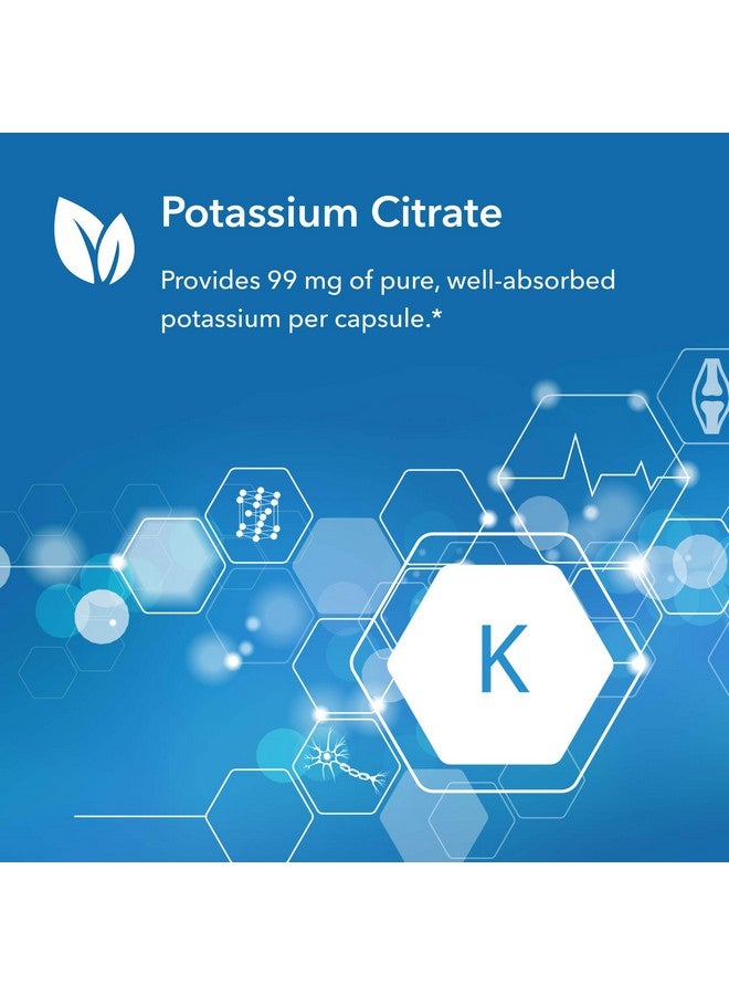 Allergy Research Group Potassium Citrate Pure Well Absorbed Potassium 120 Vegetarian Capsules - Image 4