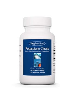 Allergy Research Group Potassium Citrate Pure Well Absorbed Potassium 120 Vegetarian Capsules  - Image 2
