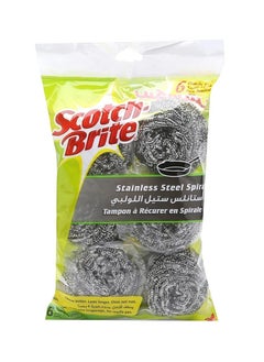 3M 3M Scotch-Brite Stainless Steel Spiral (6 pcs) 
