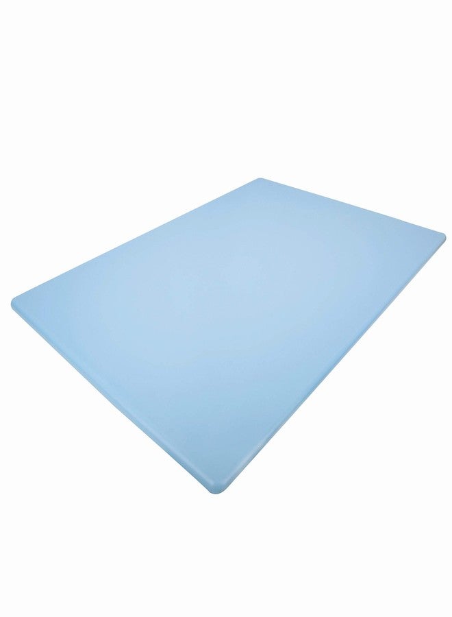 Thirteen Chefs Commercial Blue Cutting Board - 24 x 18 Extra Large for Fish, Seafood and Shellfish, 1/2" Thick HDPE Plastic NSF Approved for Restaurants - Image 1