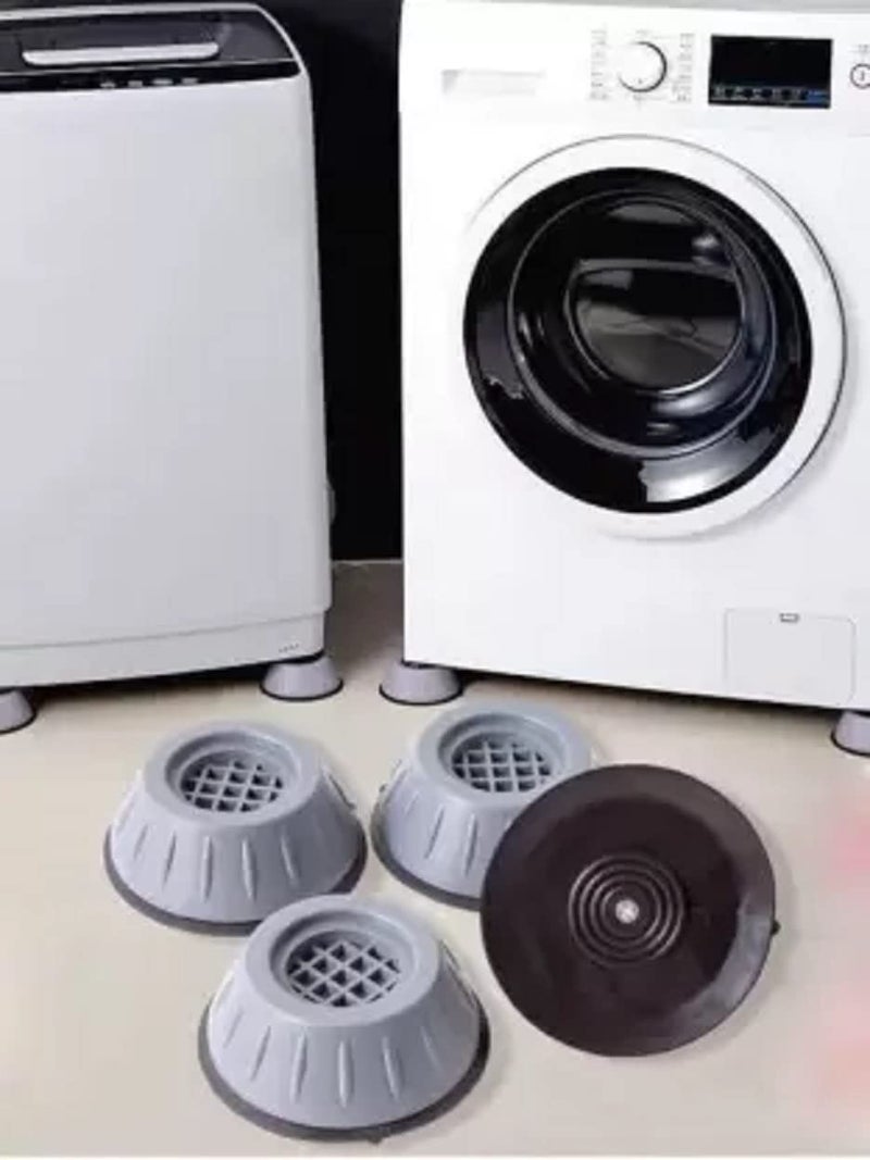 Shopfleet Shopfleet Anti Vibration Rubber Pad with Suction Cup Feet for Support Heavy Appliances Like Washing Machine Fridge Generator Washer Dryer Multicolor - Image 1