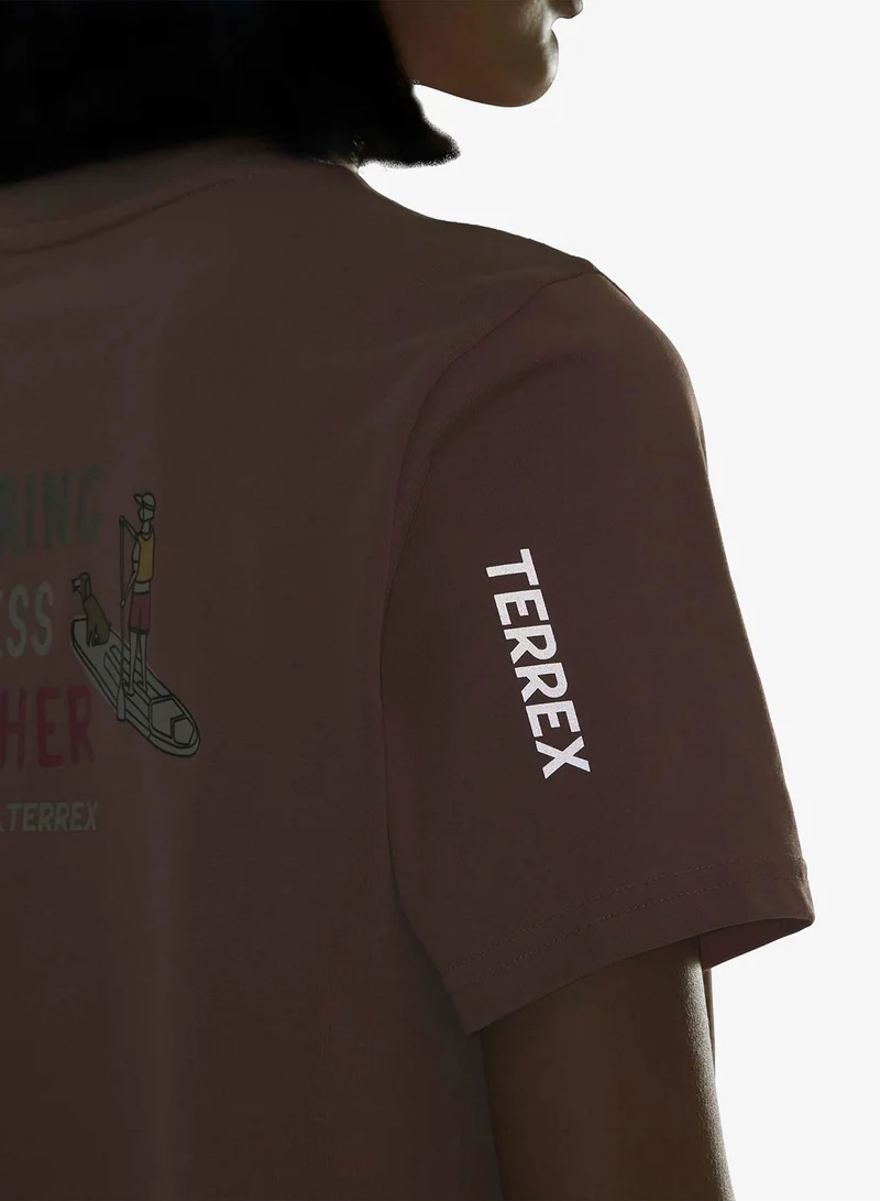 Adidas  Multi Graphic T-Shirt for Women | Best Price UAE