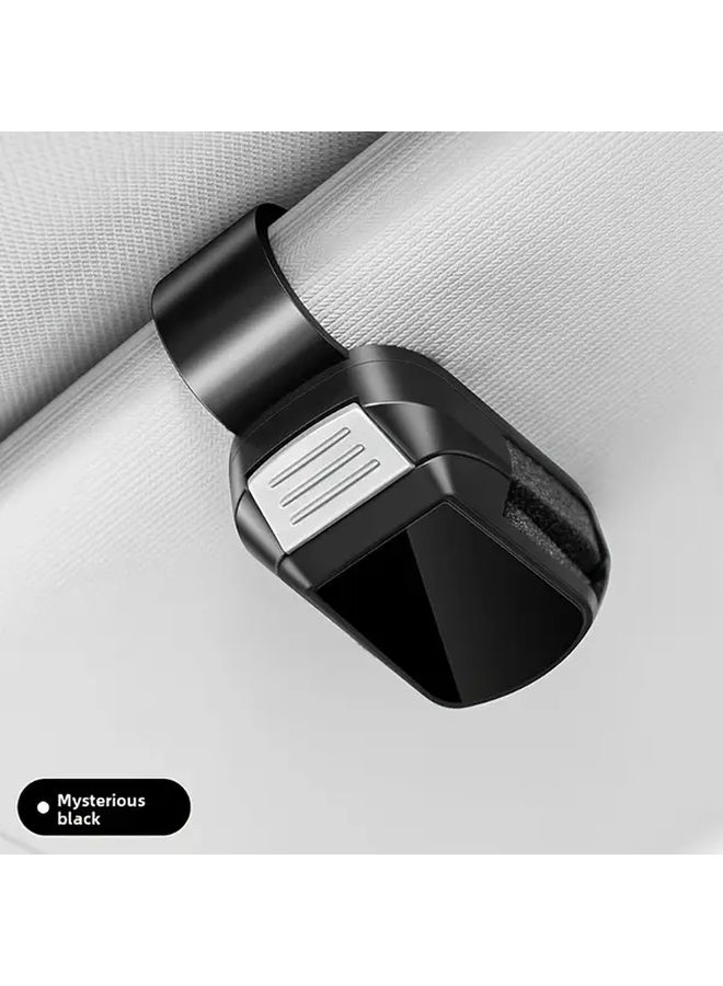 Black Car Glasses Clip Holder Sun Visor Accessory - Image 4