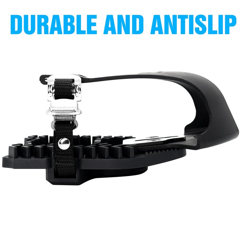 Thinvik Bike Toe Cages Pedal for Peloton Spin Bike & Peloton Bike+ Pedals - Indoor Cycling Pedal Adapters for Look Delta Pedals Being Converted to Dual Fuction Pedals - Ride with Sneakers - Image 3