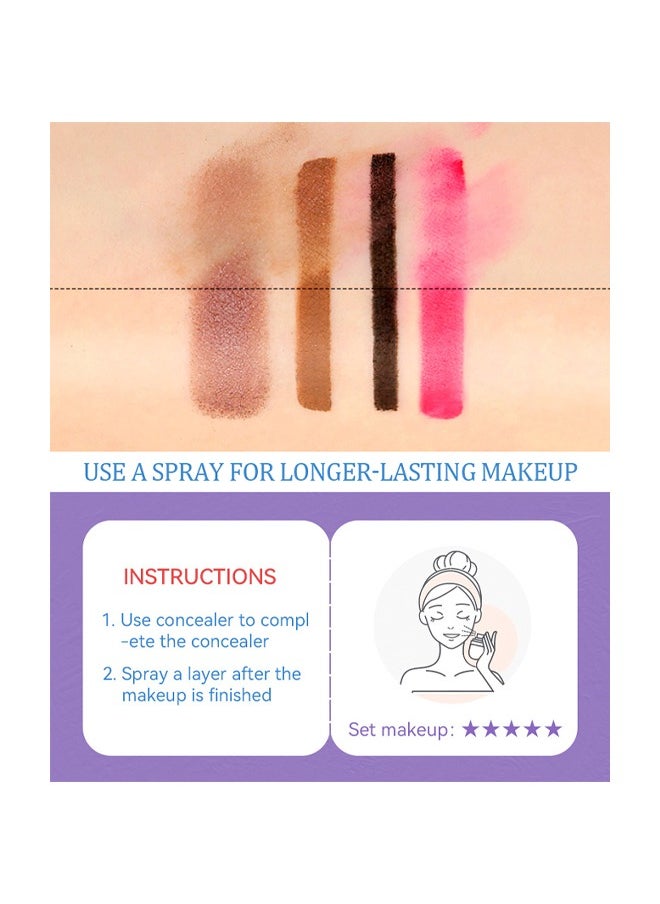 Sheloves - Concealer & Makeup Mist-Beauty Concealer Makeup Mist Stick 2in1(3.8g*6ml), Brightening skin and lasting makeup 03# Wheat Color - Image 1