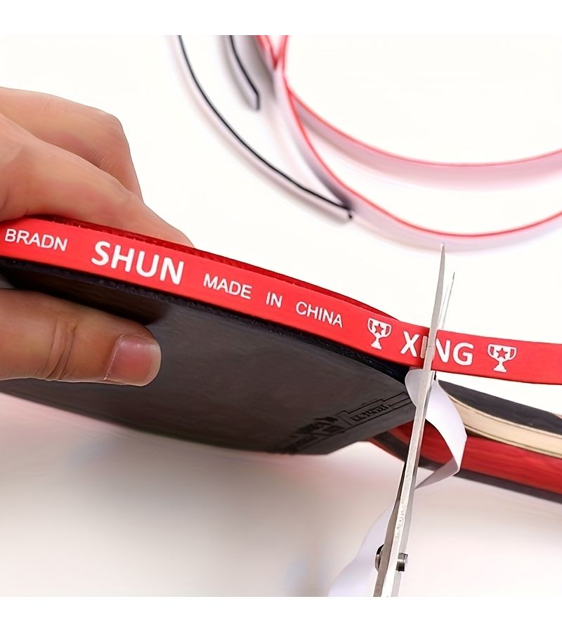 Rubber Edge Tape for Table Tennis Racket Red 5 Pack Anti Collision - Image 3