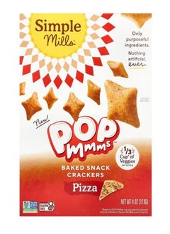 Simple Mills Pop Mmms Baked Snack Crackers Pizza 4 oz 113 g  - Image 1