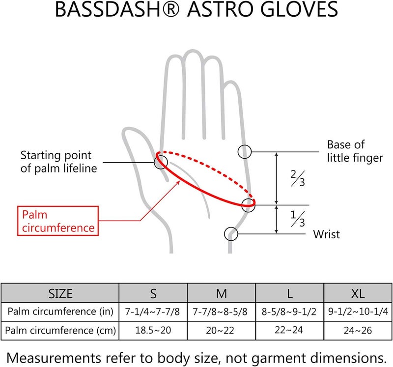 Bassdash Astro Heavy-Duty Sure Grip Fishing Gloves for Men and Women - Fingerless Design for Fishing, Kayaking, and Outdoor Activities - Image 2