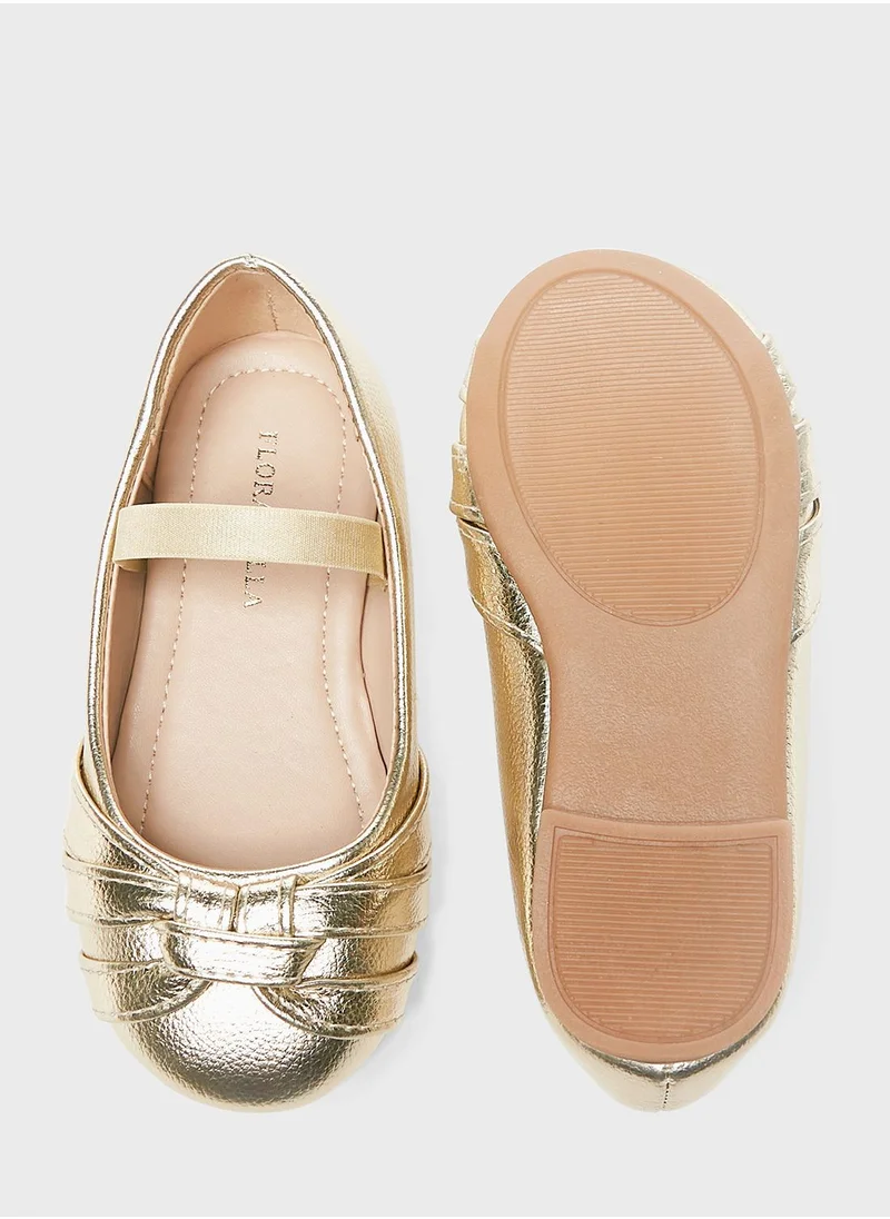 شو اكسبرس Kids Cross Strap Ballerinas