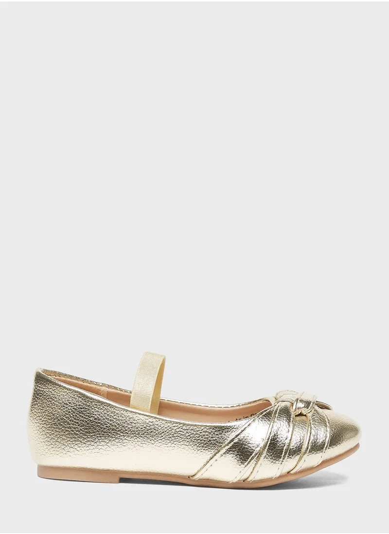 شو اكسبرس Kids Cross Strap Ballerinas