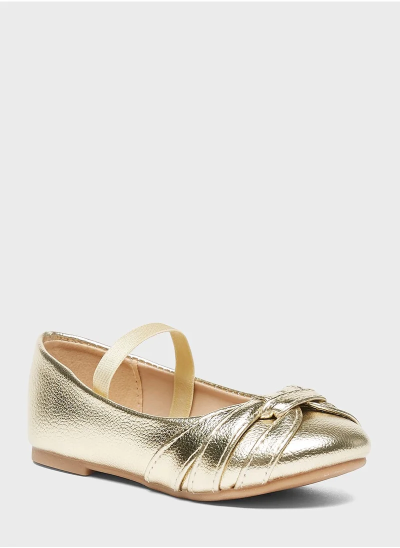 شو اكسبرس Kids Cross Strap Ballerinas