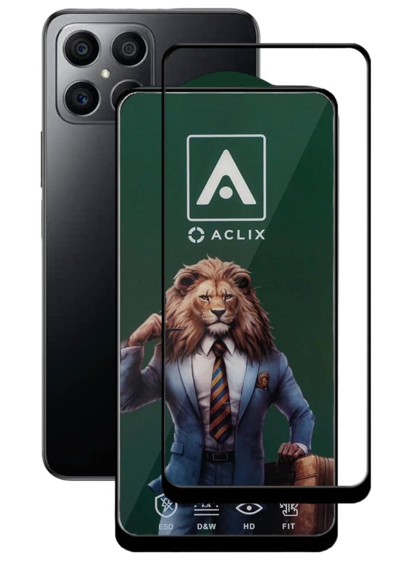ACLIX Antistatic ESD Dustproof Premium Quality High Definition Tempered Glass Screen Protector Designed For Honor X8 - Image 1