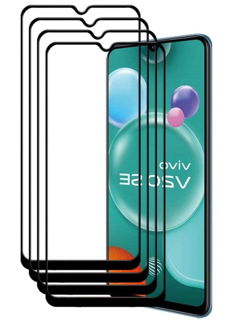 ACLIX 4 Pieces Antistatic ESD Dustproof Premium Quality High Definition Tempered Glass Screen Protector Designed For vivo V20 SE - Image 1