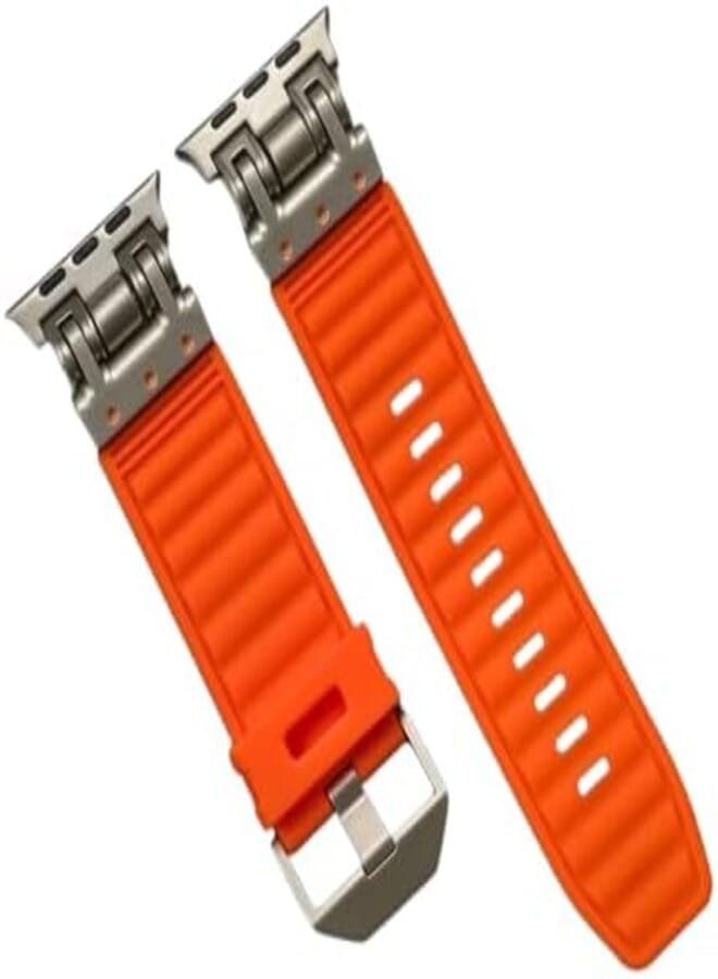Next Next Store Sport Silicone Band Compatible with iWatch Series 1/2/3/4/5/6/7/8/9/10/Ultra/2 42/44/45/49 - Soft Design Fits All Versions