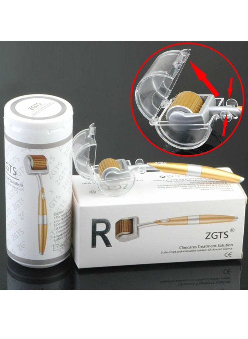 DubaiGallery Zgts 192 Professional Luxury Gold Plated Titanium Needles Derma Roller System - Image 1