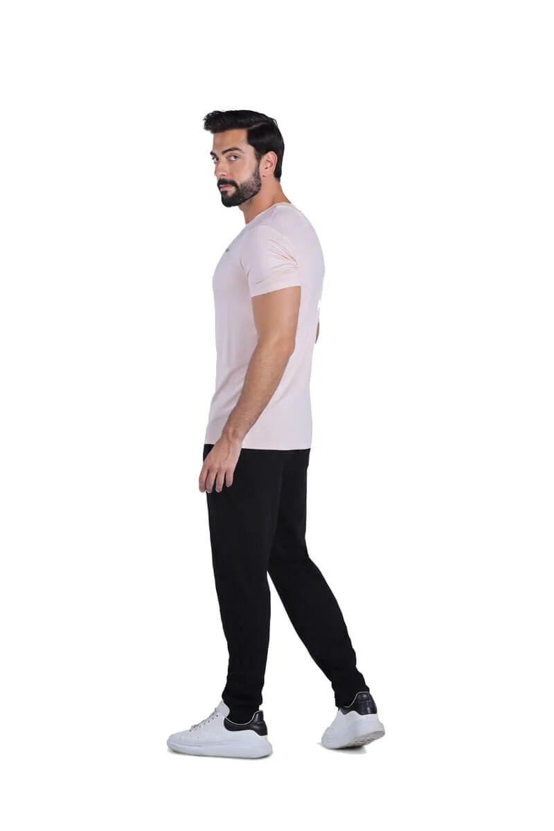 Yeseco  YesEco Men’s Black Track Pants – Soft, Stretchable Bamboo Viscose Activewear – Lightweight, Breathable, Sustainable Joggers for Gym, Travel, or Lounge (Only Pants) for Men | Best Price UAE