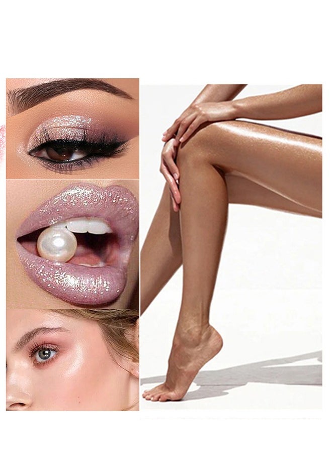 Julystar Liquid Eyeshadow，Makeup For Eyes Liquid Shimmer Sparkle Glow Light Colors Pencil Stick Shiny Long Lasting Waterproof Shining Eye Shadow Sets Metallic Pigments Metals Gloss Sparkling Pen Kit-03  - Image 4