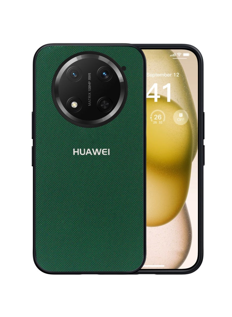 Compatible with Honor X9C Case Dual Layer Heavy Duty Cell Phone Protective Cover Shockproof Rugged with Non-Slip Textured - Green