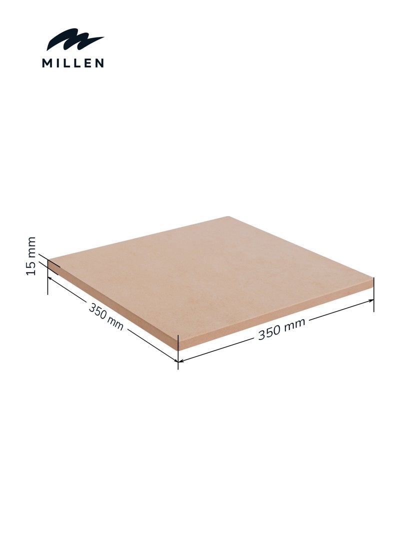MILLEN ميلين بيتزا ستون 35x35سم للفرن - MPS 01, 1Y ضمان - Image 2