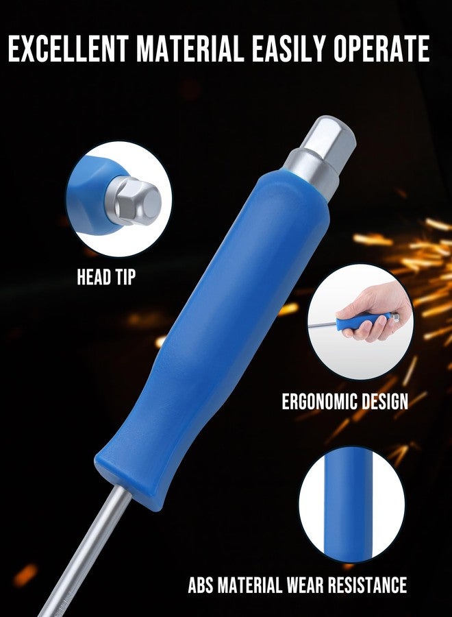 Lichamp مجموعة مفكات براغي Lichamp مكونة من 12 قطعة، مجموعة مفكات براغي مغناطيسية شديدة التحمل، مزودة بعزم دوران عالي، 6 رؤوس فيليبس و6 رؤوس مسطحة - Image 4