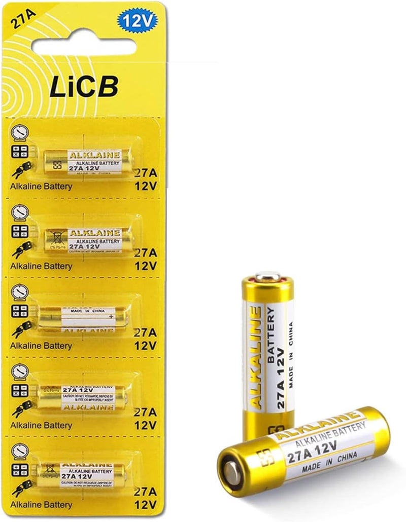 LiCB A27 27A 12V Alkaline Battery (5-Pack) - Image 1