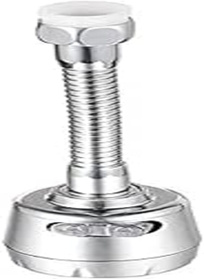 Stainless steel replacement faucet extender (silver)