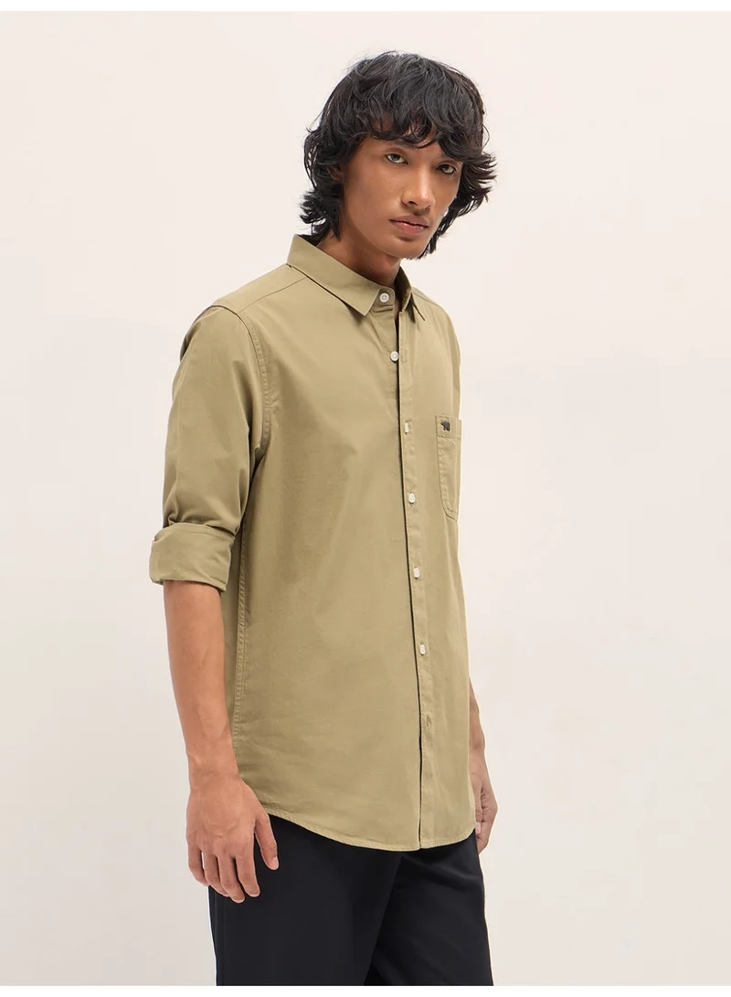 THE BEAR HOUSE  Men’s Long Sleeve Shirt – Classic, Comfortable and Stylish Essential for Work, Travel or Casual Outings for Men | Best Price UAE