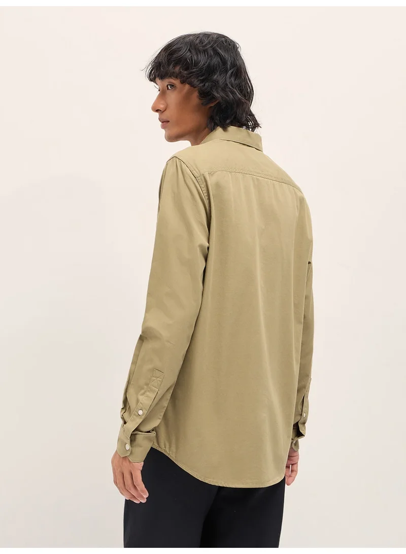 THE BEAR HOUSE  Men’s Long Sleeve Shirt – Classic, Comfortable and Stylish Essential for Work, Travel or Casual Outings for Men | Best Price UAE