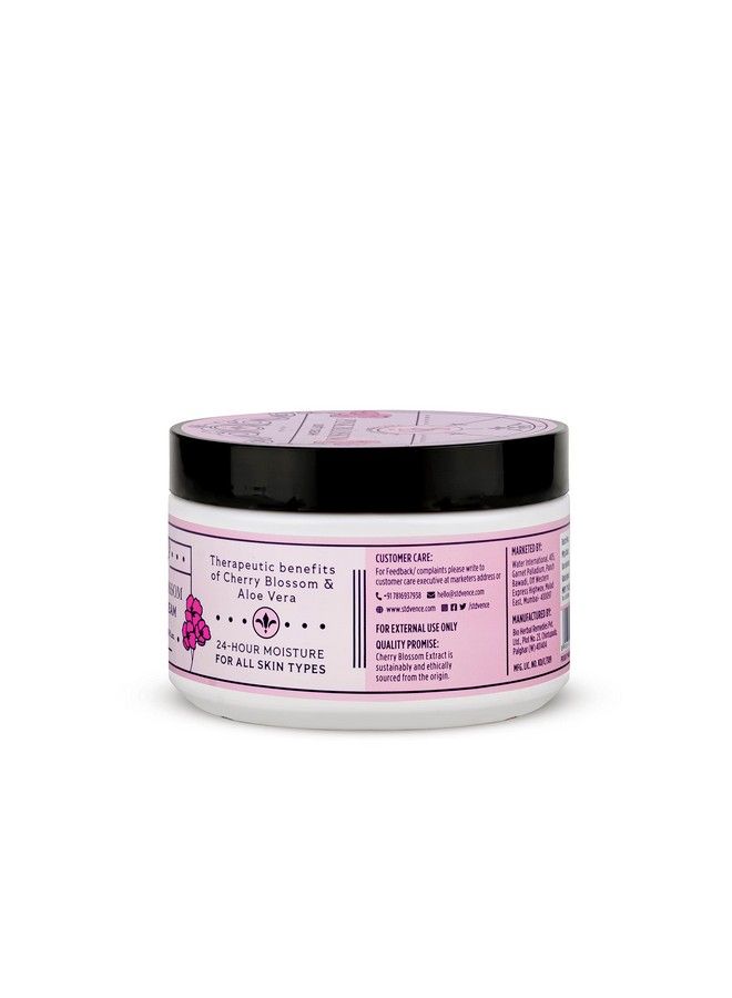 ST. D'VENCÉ St. D'vence Pink Blossom Soft Cream- 24hr of Intense Moisturization | Non Greasy | Lightweight | Paraben & Mineral Oil Free, 200 gm - Image 3