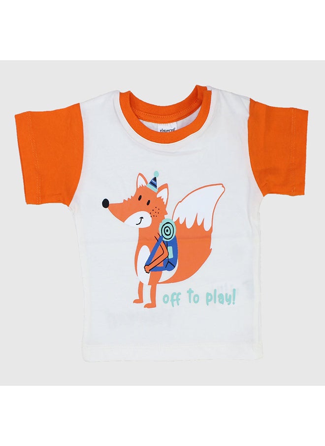 playmore - "Off To Play" Short-Sleeved T-Shirt - Image 1