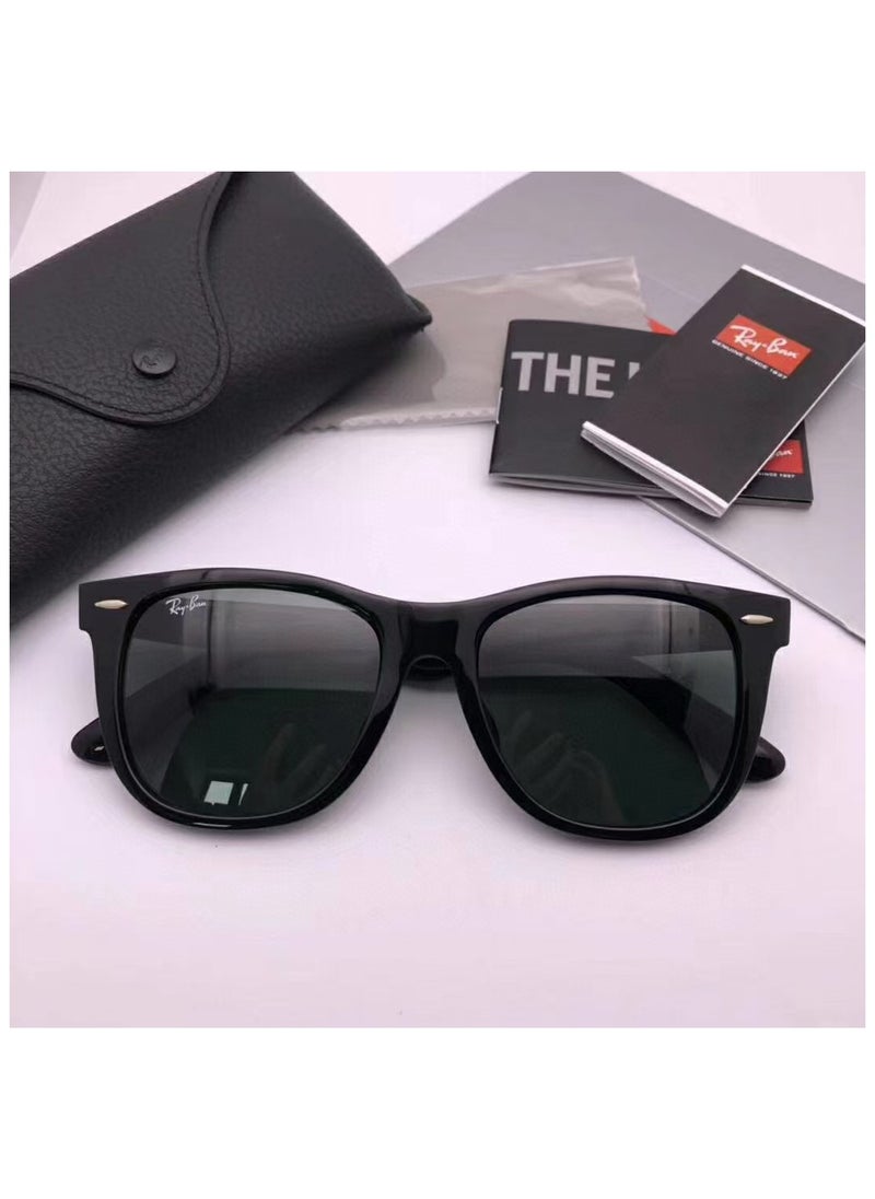 Ray-Ban Junior - Unisex Full Rim Sunglasses Ray-Ban Wayfarer RB2140 Size: 54 Mm - Image 1