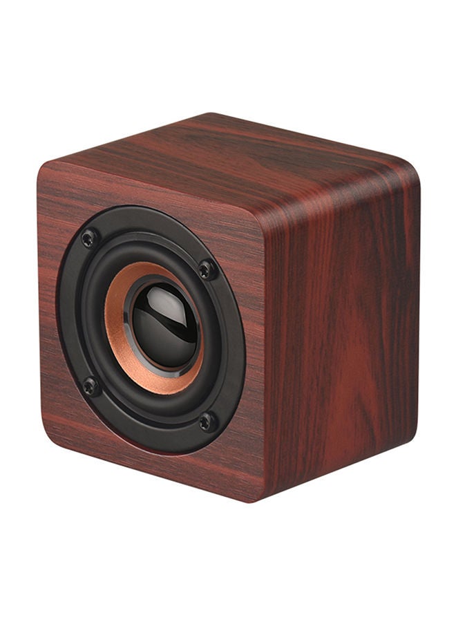 NIBEMINENT Portable Wireless Bluetooth Speaker Brown - Image 1