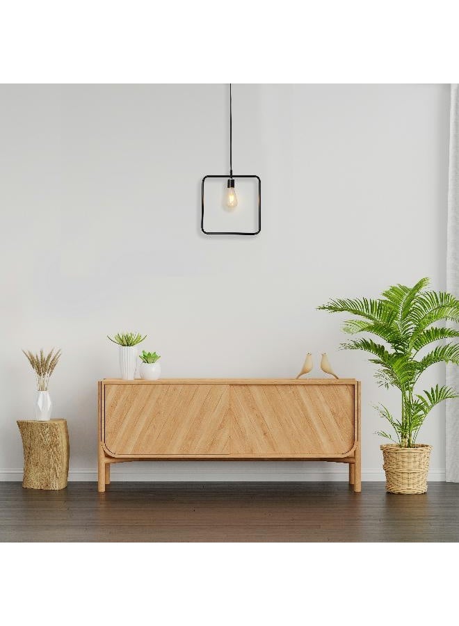 Hummer Black square steel single hanger - Image 1